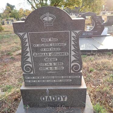 MIENIE Adriaan Johannes 1895-1951