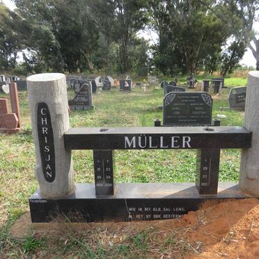 MULLER Chrisjan 1926-2001 & Sophie 1931-