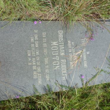 MOUTON Christiaan Rudolph 1923-1994