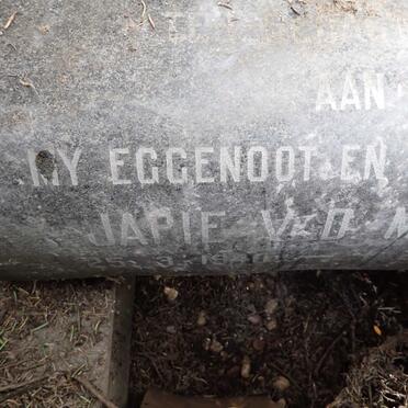 MERWE Japie, v.d. 1940-