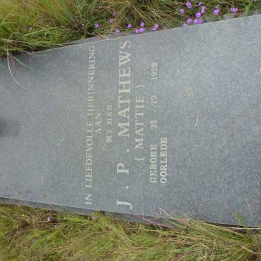 MATHEWS J.P. 1929-
