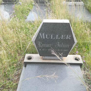 MULLER Renier Johan 1930-1987