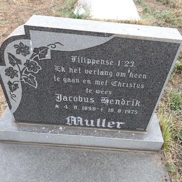 MULLER Jacobus Hendrik 1898-1975