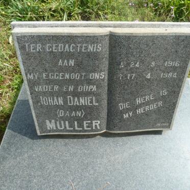 MULLER Johan Daniël 1916-19?4
