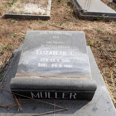 MULLER Elizabeth C. 1906-1981