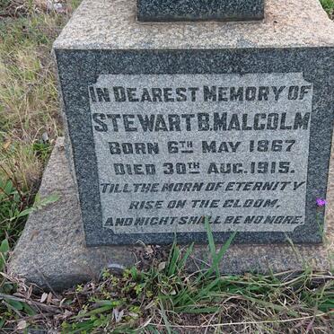 MALCOLM Stewart B. 1867-1915