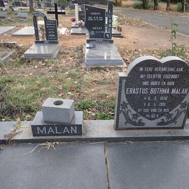 MALAN Erastus Bothma 1936-1991