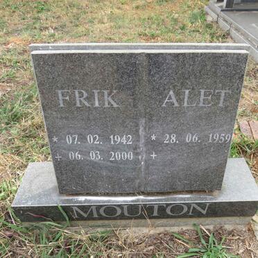 MOUTON Frik 1942-2000 & Alet 1959-