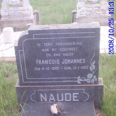 NAUDE Francois Johannes 1909-1962