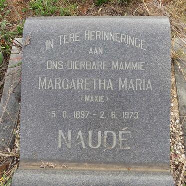 NAUDE Margaretha Maria 1897-1973