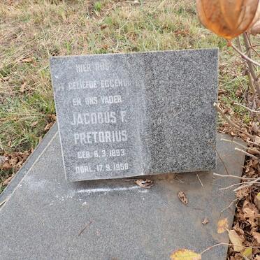 PRETORIUS Jacobus F. 1893-1958