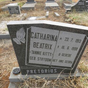 PRETORIUS Catharina Beatrix nee STRYDOM 1913-1998