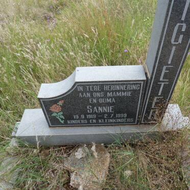 POTGIETER Sannie 1919-1999