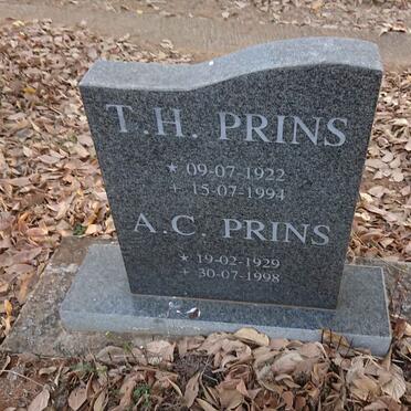 PRINS T.H. 1922-1994 & A.C. 1929-1998