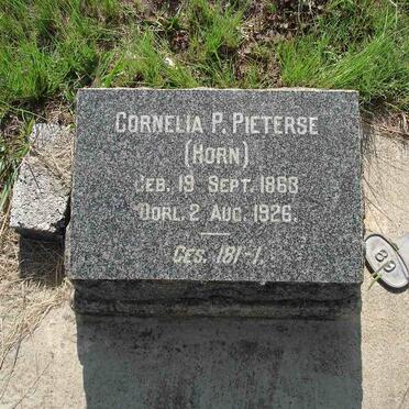 PIETERSE Cornelia P. nee HORN 1863-1926