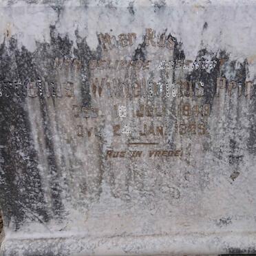 PRINSLOO Cornelius Wilhelminus 1849-1926