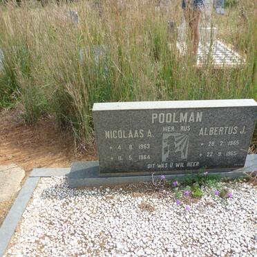 POOLMAN Nicolaas A. 1963-1964 :: POOLMAN Albertus J. 1965-1965