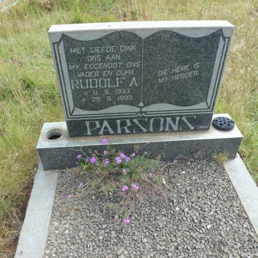 PARSONS Rudolf A. 1933-1993