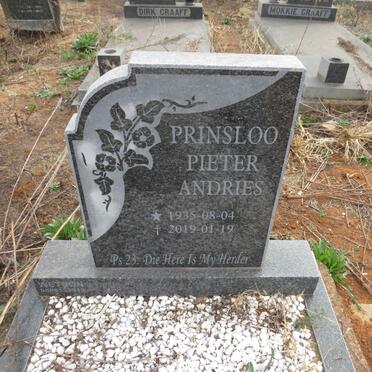 PRINSLOO Pieter Andries 1935-2019