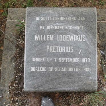 PRETORIUS Willem Lodewikus 1879-1960