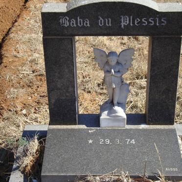 PLESSIS Baba, du 1974-