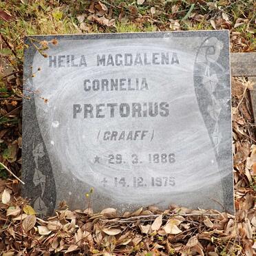 PRETORIUS Heila Magdalena Cornelia nee GRAAFF 1886-1975