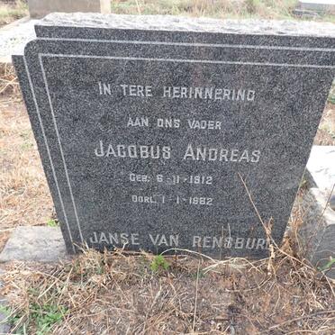 RENSBURG Jacobus Andreas, Janse van 1912-1962