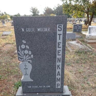 STEENKAMP Susanna C. nee SWART 1896-1973