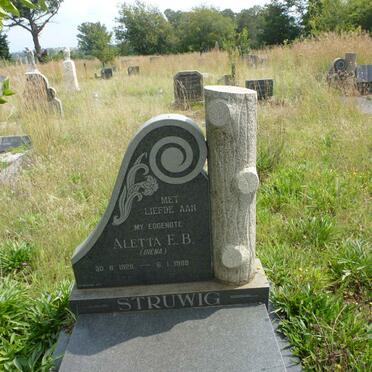STRUWIG Aletta E.B. 1920-1988
