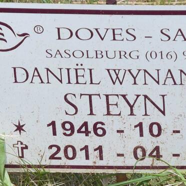 STEYN Daniel Wynand 1946-2011