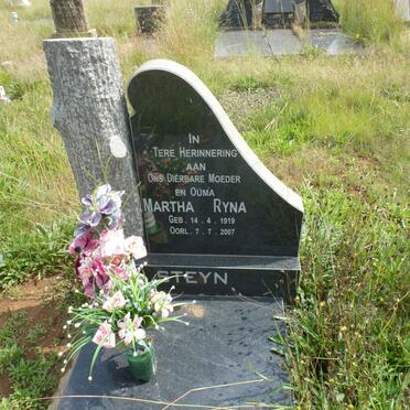 STEYN Martha Ryna 1919-2007