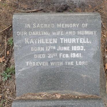 THURTELL Kathleen 1893-1941