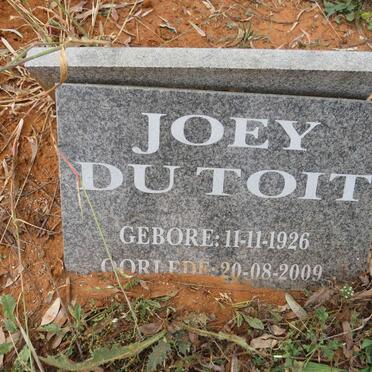 TOIT Joey, du 1926-2009