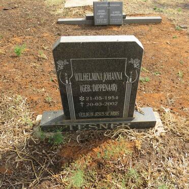 TESNER Wilhelmina Johanna nee DIPPENAAR 1954-2002