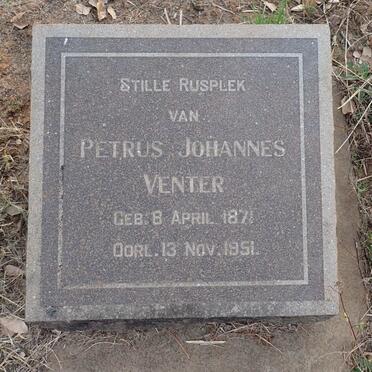 VENTER Petrus Johannes 1871-1951