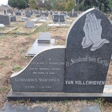 VOLLENHOVEN Gerhardus Marthinus, van 1906-1971