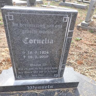 WESSELS Cornelia 1924-2019