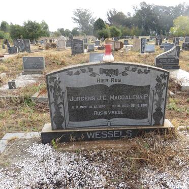 WESSELS Jurgens J.C. 1928-1970 & Magdalena P. 1932-2000