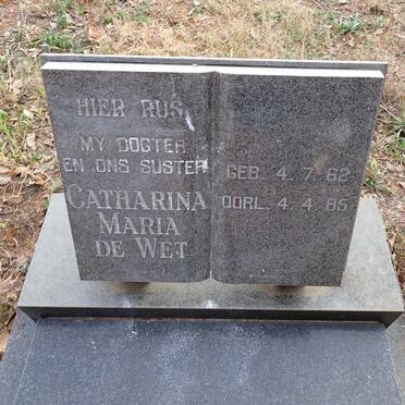 WET Catharina Maria, de 1962-1985