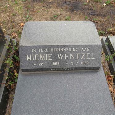 WENTZEL Miemie nee STEYL 1908-1982