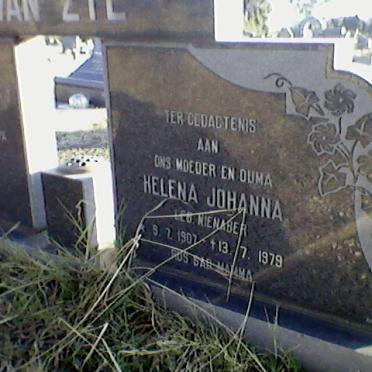 ZYL Gideon Jacobus, van &amp; Helena Johanna NIENABER 1907-1979
