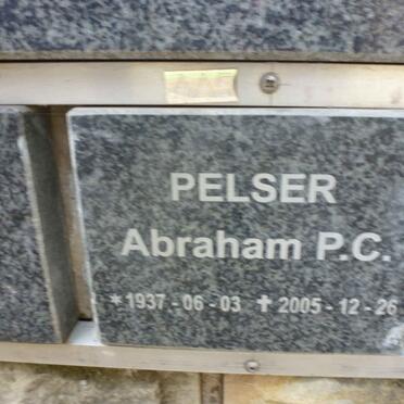 PELSER Abraham P.C. 1937-2005