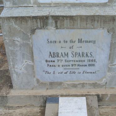 SPARKS Abram 1866-1939