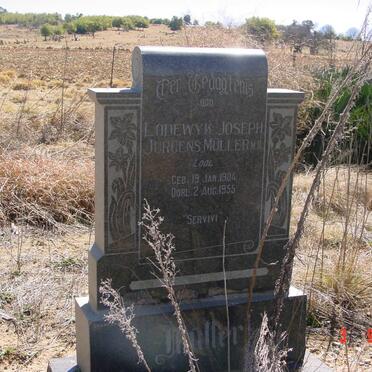 MULLER Lodewyk Joseph Jurgens 1904-1955