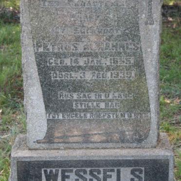 WESSELS Petrus Johannes 1865-1939