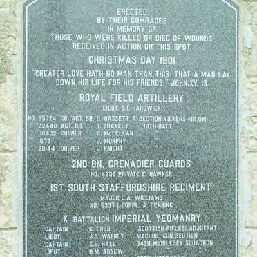 2. Plaque on War Memorial