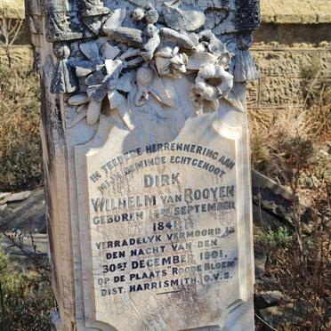 ROOYEN Dirk Wilhelm, van 1841-1901