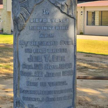 LEE Joe T. 1900-1936