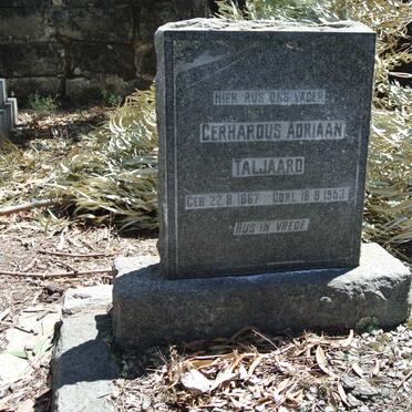 TALJAARD Gerhardus Adriaan 1867-1953