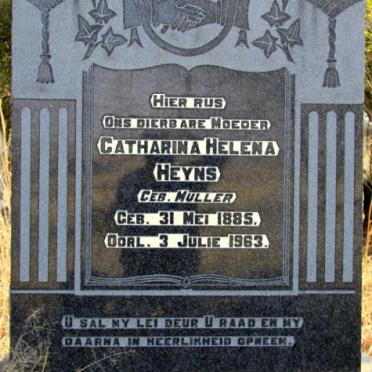 HEYNS Catharina Helena nee MULLER 1885-1963
